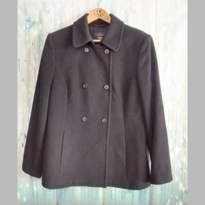 Brooks Brothers wool cashmere pea coat size 14